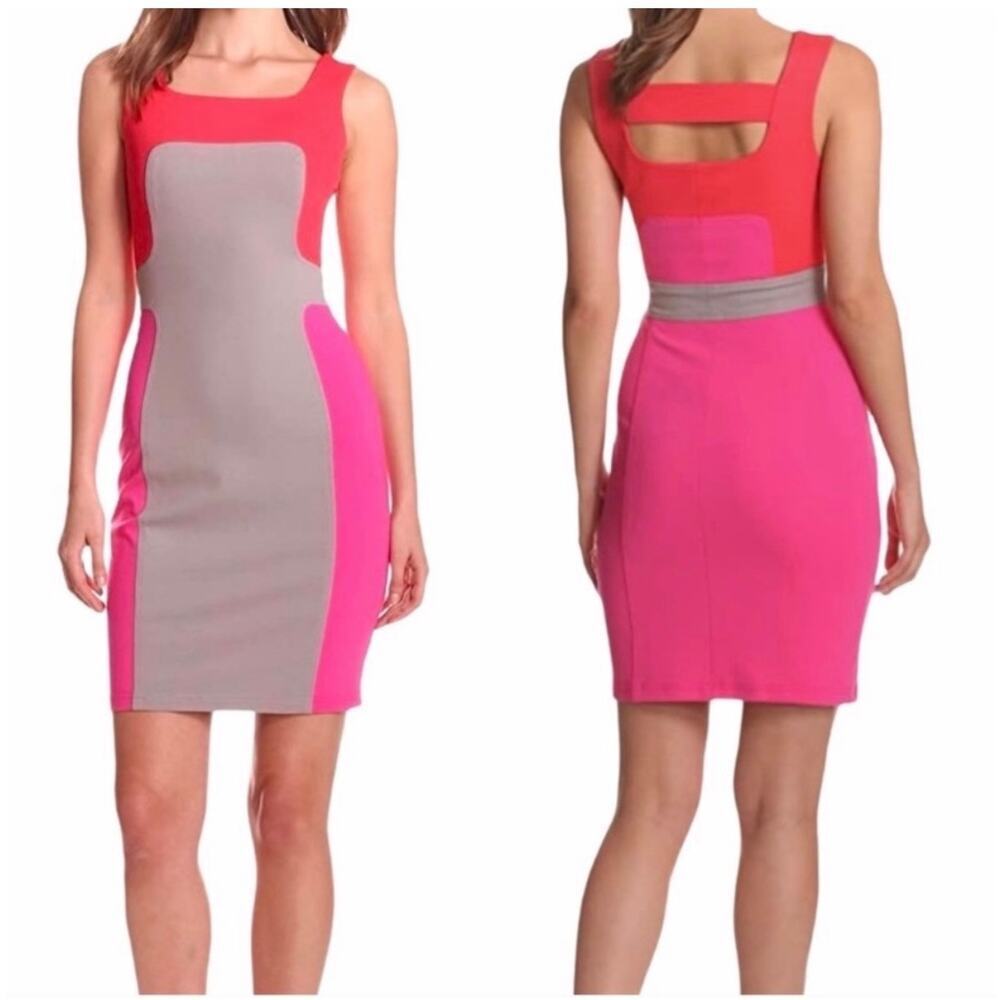 NWT Yoanna Baraschi Murano Sandestin Color Block Sheath Dress Size 00/0